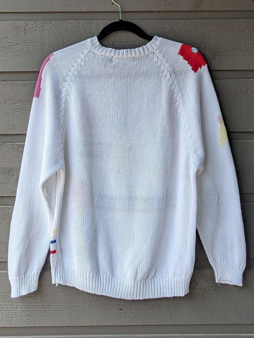 VTG 80s Bauhaus Jerry Glotzer For JINC' Crew Neck Sweater Size Large 100% Cotton - Picture 5 of 6
